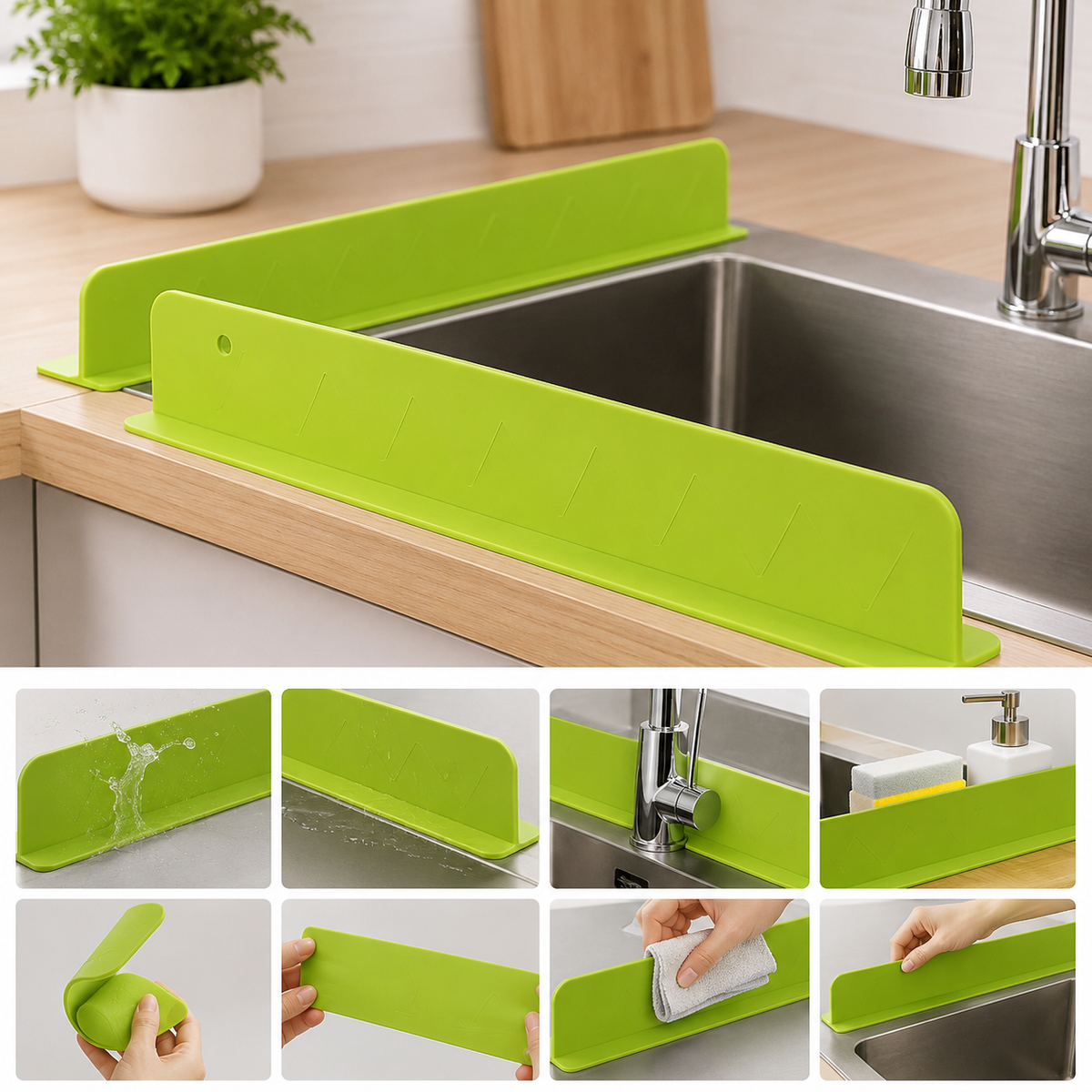 Kitchen Water Splash Guard for Sink