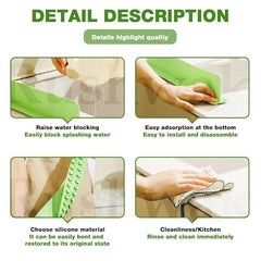 Kitchen Water Splash Guard for Sink