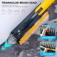 2 in 1 Floor Scrub Cleaning Brush Wiper