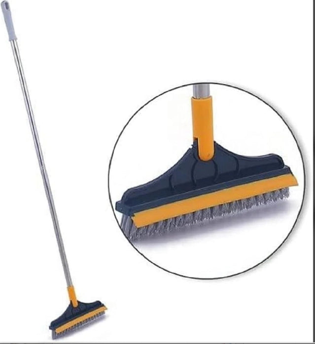 2 in 1 Floor Scrub Cleaning Brush Wiper