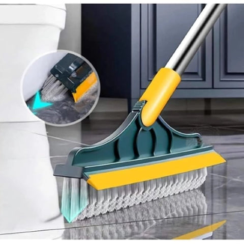 2 in 1 Floor Scrub Cleaning Brush Wiper